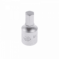 Насадка (бита) торцевая 1/4", HEX, 6 мм, L = 25 мм KING TONY 201506MX