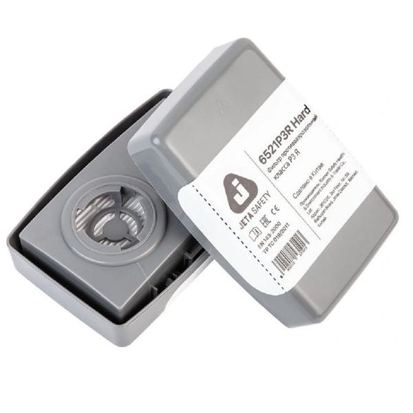 Фильтр Jeta Safety 6521P3R Hard противоаэрозольный класса P3 R закрытого типа в пластиковом корпусе, 2шт
