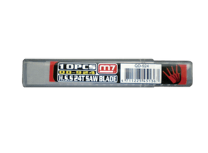 Комплект сменных пилок для лобзиков, 24 зуба, Bi-metal, 10 шт MIGHTY SEVEN QD-924
