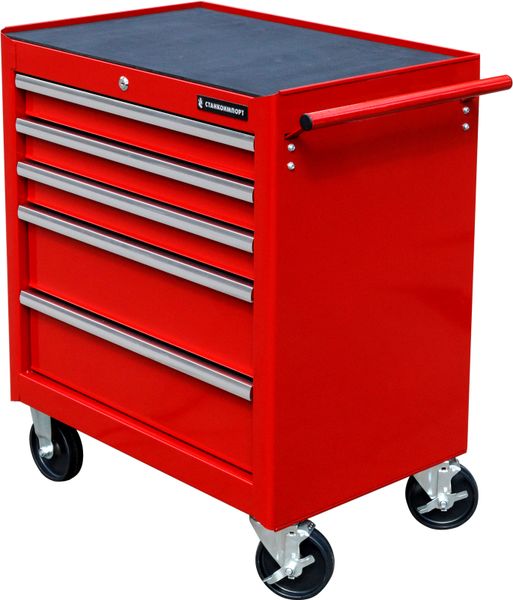 Тележка инструментальная СТАНКОИМПОРТ BTD-271051CIS red (5 ящиков, красный цвет)