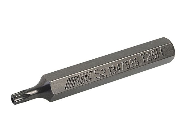 Бита TORX удлиненная JTC-1347525 (Т25Hх75 мм, 10 мм, S2)