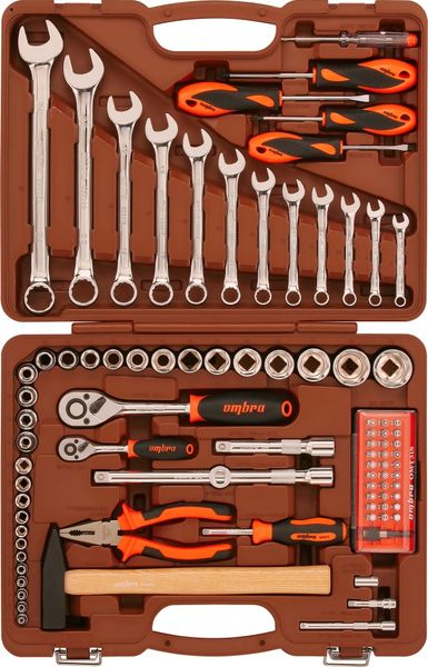 Набор инструмента универсальный Ombra OMT88S (1/4"; 1/2")