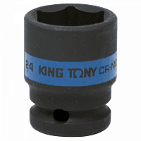 Головка торцевая ударная шестигранная 1/2", 24 мм KING TONY 453524M