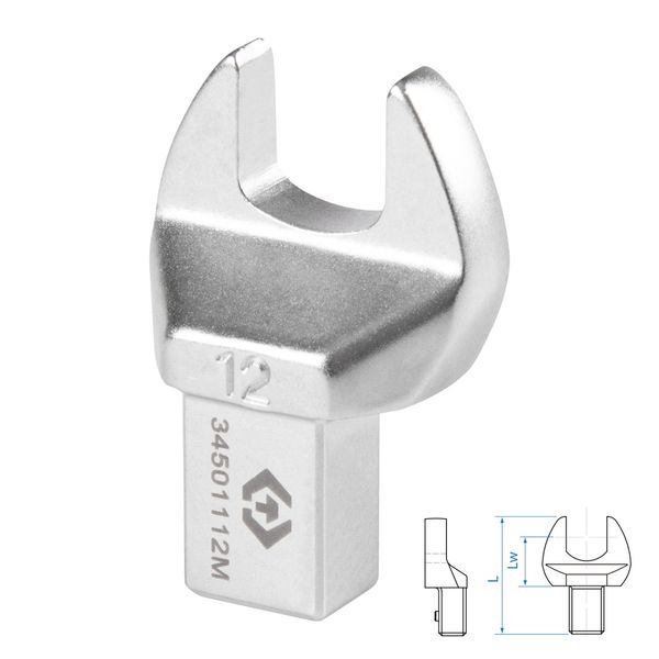 Насадка рожковая серии FIT KING TONY 34501112M (12 мм, 9х12 мм)
