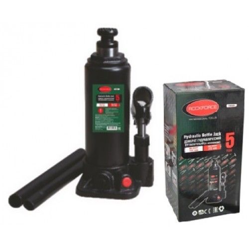 Домкрат бутылочный с клапаном Rock Force RF-T90504