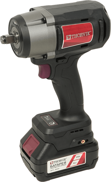 Гайковерт аккумуляторный Thorvik BWI20311, 1/2"DR, 20В, 1100 Нм