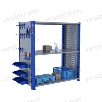 Металлический полочный стеллаж KronVuz CT H3 15Х16-2SB2