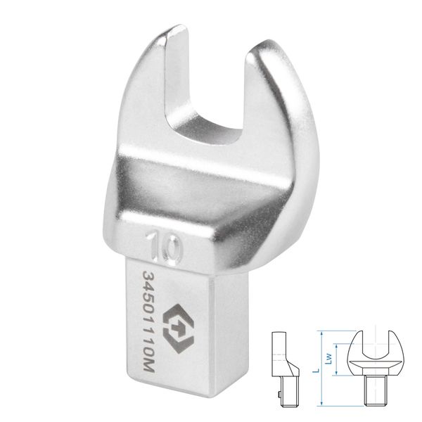 Насадка рожковая серии FIT KING TONY 34501110M (10 мм, 9х12 мм)
