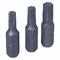 Набор вставок (бит) 1/4", TORX, Т20, Т25, Т30, 3 предмета KING TONY 1003TQ01