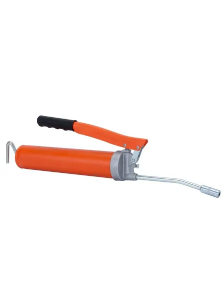 Шприц рычажный для консистентной смазки Petropump PP100110, 413 атм, 500 см3, 1/8" BSPT,трубка с 4-х лепестковой насадкой