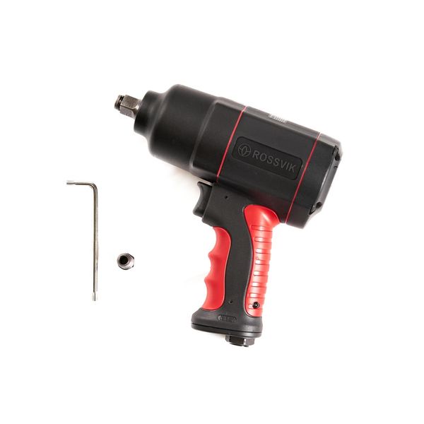 Гайковерт пневматический ROSSVIK RT-5275 (1/2", 950 Нм, 2,1 кг, композитный корпус)