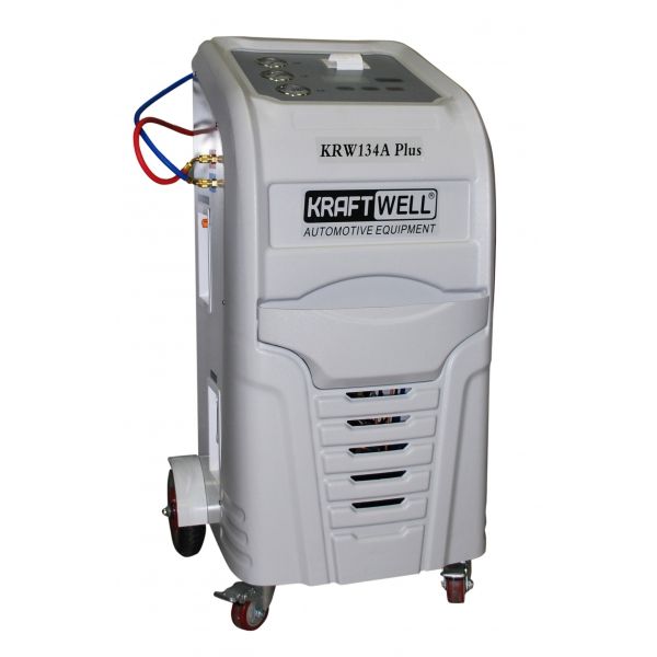 KraftWell KRW134A PlusPR автоматическая станция для заправки автомобильных кондиционеров с принтером