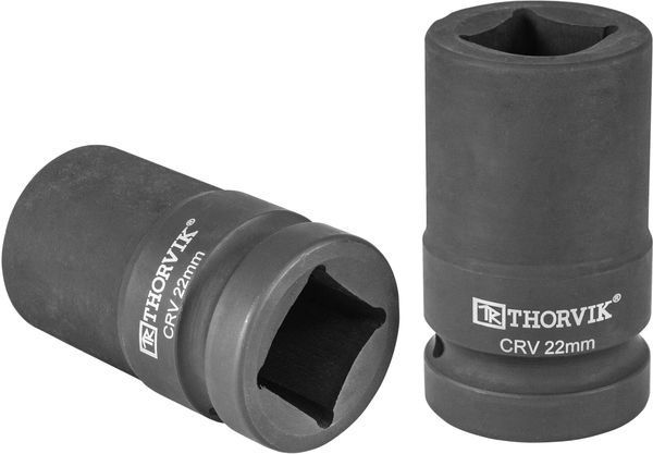 Головка торцевая 4-х гранная для ручного гайковерта Thorvik (1",22 мм)