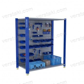 Открытый стеллаж для автомастерской KronVuz CT H2 15Х16-S1-S2-KV-N-01