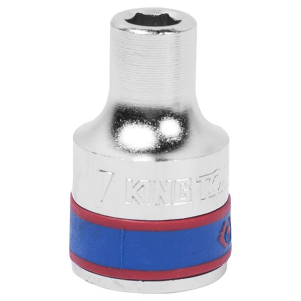 Головка торцевая стандартная шестигранная 1/2";, 7 мм KING TONY 433507M