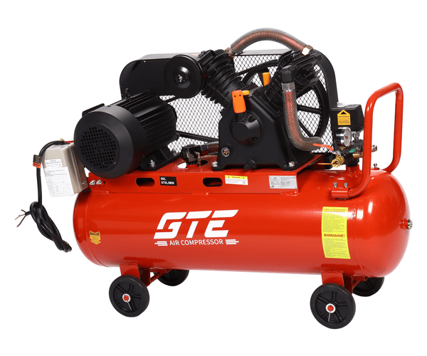 Компрессор поршневой с ременным приводом GTE-MR4090670A (380В), ресив. 90л, 670л/мин.