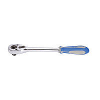 Трещотка 1/2" 250 мм, 32 зубца, флажковая с кнопкой KING TONY 4762-10G