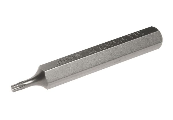 Бита TORX удлиненная JTC-1337515 (Т15х75 мм, 10 мм, S2)