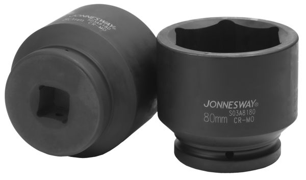 Головка торцевая ударная JONNESWAY (1";DR, 80 мм)