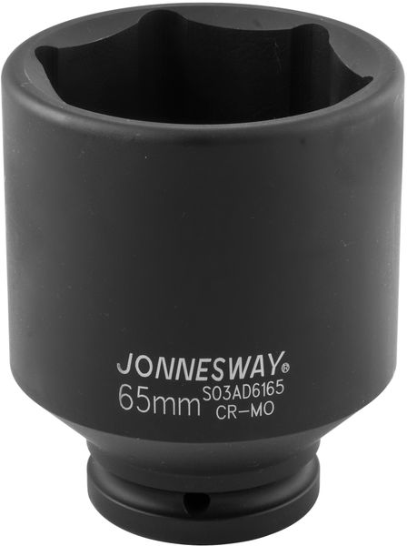 Головка торцевая ударная глубокая Jonnesway S03AD6165, 3/4"DR, 65 мм