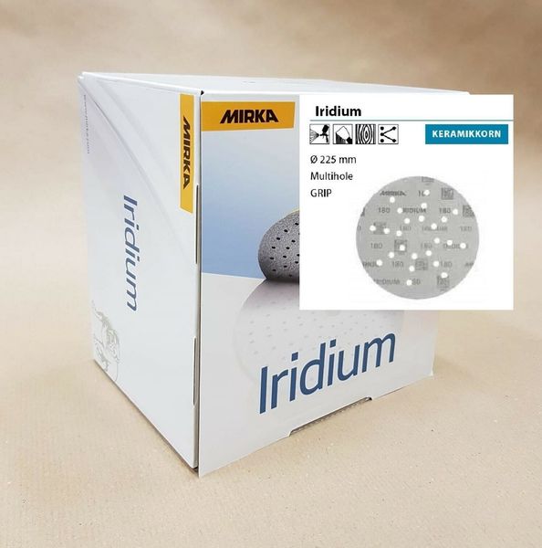 Шлифовальный круг MIRKA IRIDIUM 2468002512, 225 мм, Р120