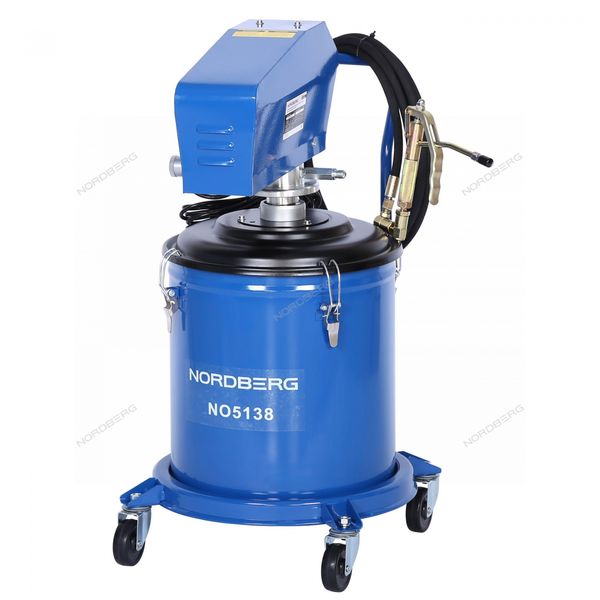 Установка электрическая для раздачи густой смазки с баком NORDBERG NO5138 (38 л)
