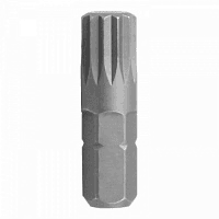 Вставка (бита) торцевая 1/4", SPLINE, М8, L = 25 мм KING TONY 102508M