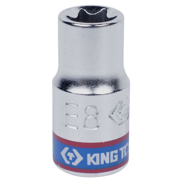Головка торцевая TORX Е-стандарт 1/4" E10 L = 24 мм KING TONY 237510M