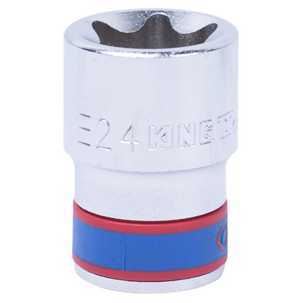 Головка торцевая TORX Е-стандарт 1/2", E24, L = 39 мм KING TONY 437524M