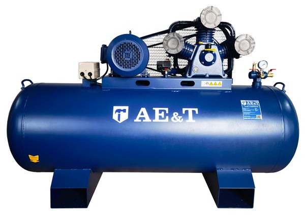 Компрессор поршневой AE&T TK-500-7.5, ресивер 500л, производительность 860л/мин, 380В