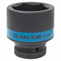 Головка торцевая ударная шестигранная 1", 55 мм KING TONY 853555M