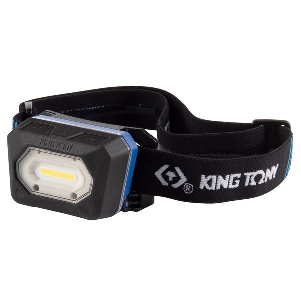 Фонарь светодиодный налобный KING TONY 9TA522 (1 Led COB, 3,7 В)