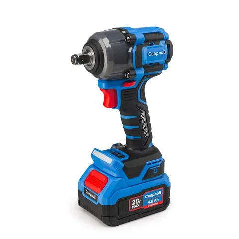 Гайковерт ударный аккумуляторный СверлоВ SV-IW950 (1/2", 20В, 2*4 А*ч, 950 Нм)
