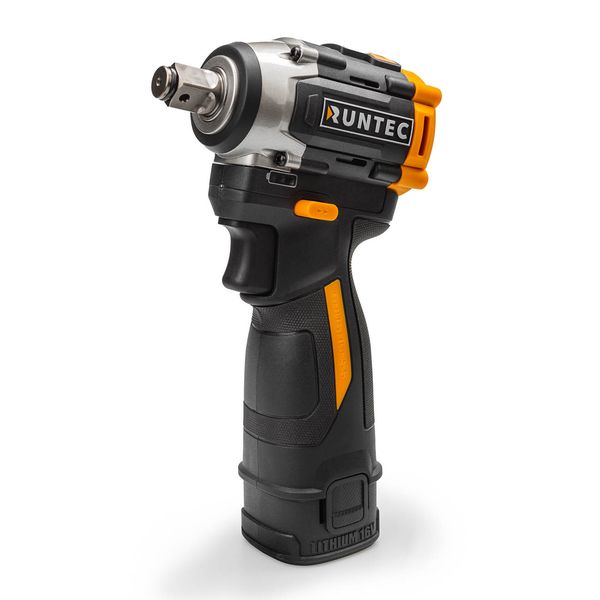 Гайковерт ударный аккумуляторный RUNTEC RT-IW180 (1/2", 16В, 2*2Ач, 180Нм)