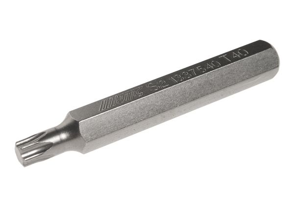 Бита TORX удлиненная JTC-1337540 (Т40х75 мм, 10 мм, S2)