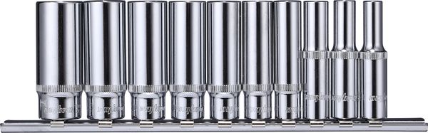 Набор головок торцевых глубоких Ombra 914110 (1/4" DR на держателе, 5-14 мм, 10 предметов)