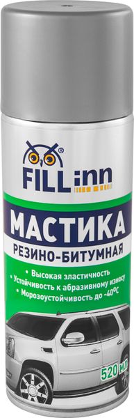 Мастика резино-битумная (аэрозоль) FL019, 520 мл