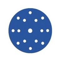 BLUE CERAMIC диск на бумажной основе, керамика Ø150мм, Р180, липучка 15 отв.
