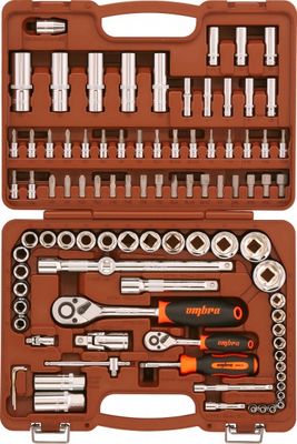 Набор инструмента универсальный Ombra OMT94S (1/4"; 1/2") 94 пр.