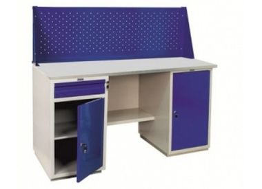 Верстак слесарный двухтумбовый WD-2 + WD-1 без экрана