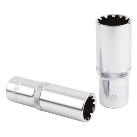 Licota P3022L Головка торцевая глубокая spline 3/8" 22 мм