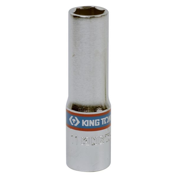 Головка торцевая глубокая шестигранная 3/8", 11 мм KING TONY 323511M