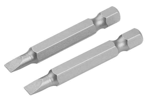 Набор вставок (бит) торцевых 1/4" Slotted 4х0,5 мм 50 мм 2 предмета TOLSEN TT20302