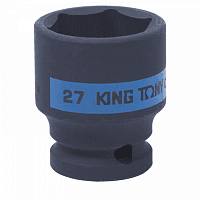 Головка торцевая ударная шестигранная 1/2", 27 мм KING TONY 453527M