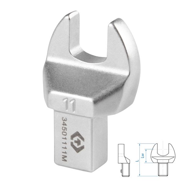 Насадка рожковая серии FIT KING TONY 34501111M (11 мм, 9х12 мм)