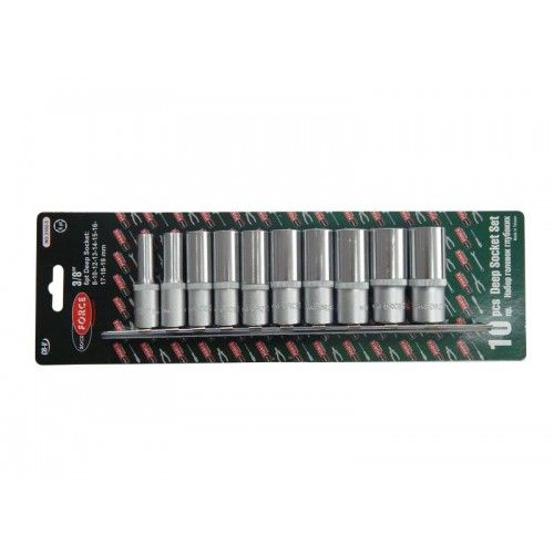 Набор головок глубоких 10пр. на планке Rock Force RF-3102-5