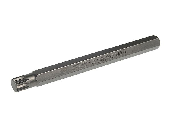 Бита SPLINE удлиненная JTC-1361210 (M10х120 мм, 10 мм, S2)