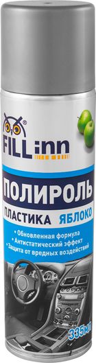 Полироль пластика (для приборной панели) яблоко FL010, 335 мл (аэрозоль)