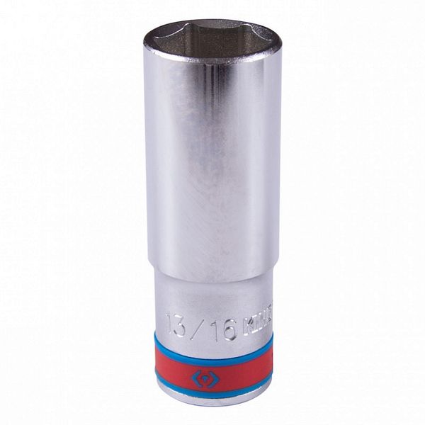 Головка торцевая глубокая шестигранная KING TONY 423526S, 1/2", 13/16", дюймовая