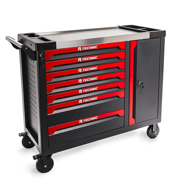 Тележка инструментальная RUNTEC TECHNIC RT-PR7T, 7 полочная